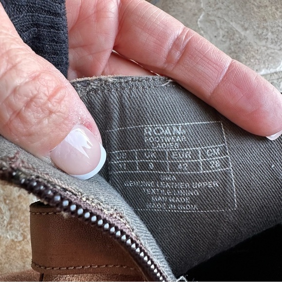 NEW Roan By Bed Stu Uma Brown Distressed Ankle Boots​ - Picture 2 of 7